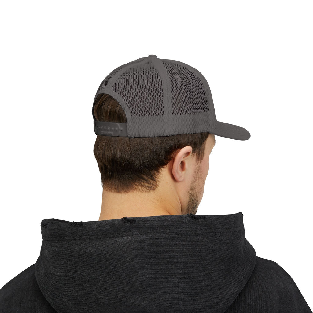 American Flag Cross – Snapback Trucker Cap (16 Colors)